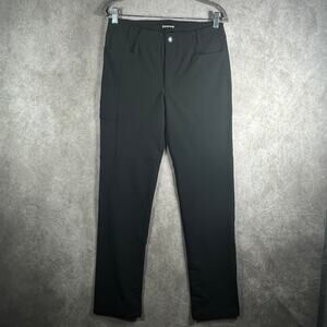 Betabrand Pants Womens Size 6 Black Straight‎ Leg Stretch Casual Career Business